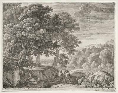 Flugten ind i Egypten, ca. 1652-1654. af Herman van Swanevelt