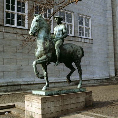 Rytteren, 1908 (bronze) af Hermann Hahn