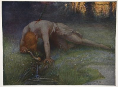 Siegfrieds død, 1906 af Hermann Hendrich