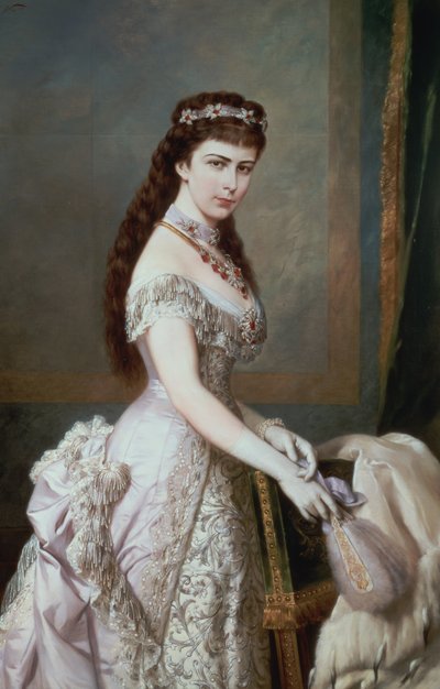 Elizabeth af Bayern (1837-98), hustru til Franz Joseph I af Østrig (1830-1916) af Hermann Nigg
