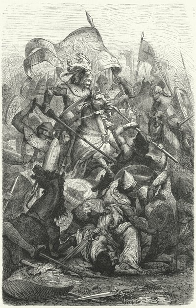 Kamp mellem sakserne og venderne af Hermann Vogel