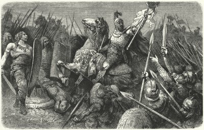 Belisarius angreb østgoterne i Rom, 536 af Hermann Vogel