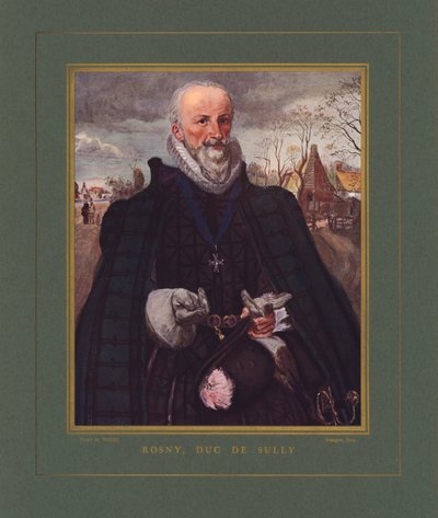 Maximilien de Bethune, hertug af Sully, Frankrigs chefminister under kong Henrik IV. af Hermann Vogel