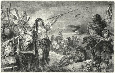 Medlemmer af den valdensiske bevægelse flygter fra forfølgelse af Hermann Vogel