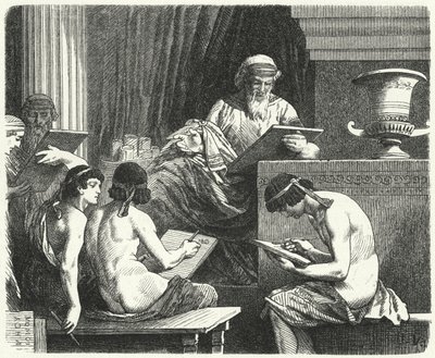 Solon, lovgiver i Athen af Hermann Vogel