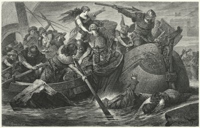 Vikingeangribere af Hermann Vogel