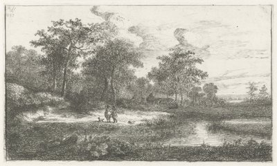 To jægere ved en ven af Hermanus Jan Hendrik van Rijkelijkhuysen