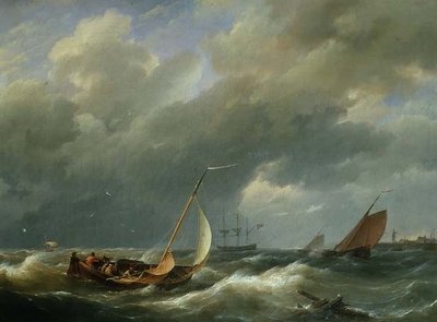 Forsendelse fra en hollandsk havn af Hermanus Koekkoek