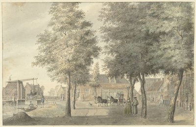 Plads i landsbyen Zuilen af Hermanus Petrus Schouten