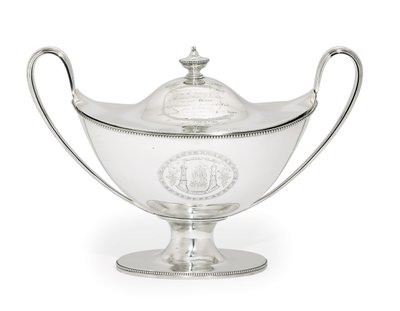 George III suppeterrin og låg, 1787 af Hester Bateman