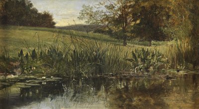 Ved flodbredden, 1869 af Heywood Hardy