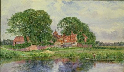 Det gamle herregårdshus af Heywood Hardy