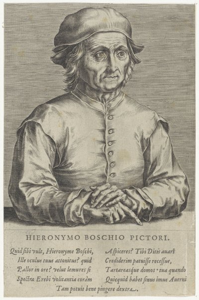 Portræt af Hieronymus Bosch af Hieronymus (after) Bosch