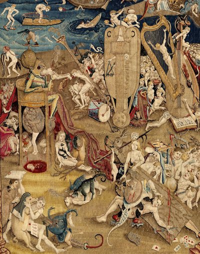 De jordiske glæders have. ca. 1560 (tæppe) af Hieronymus (after) Bosch