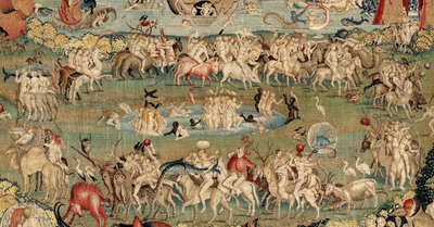 De jordiske glæders have. ca. 1560 (tæppe) af Hieronymus (after) Bosch