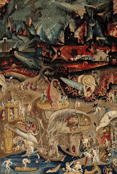 De jordiske glæders have. ca. 1560 (tæppe) af Hieronymus (after) Bosch