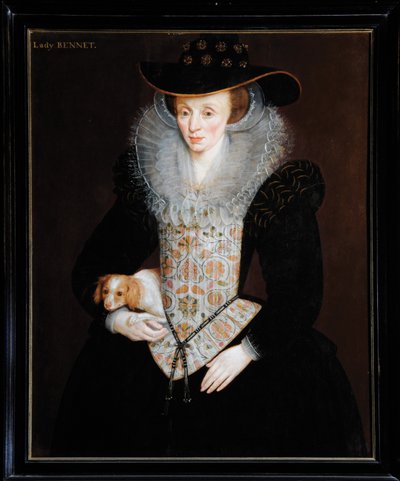 Lady Bennet, ca. 1509 (olie om bord) af Hieronymus (attr. to) Custodis