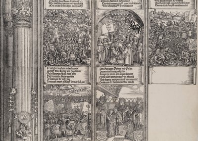 Maximilians Alliance med Henrik VIII, Dobbeltbrylluppet i Wien, Kampagnen i Gelde..., 1515. af Hieronymus Andreae