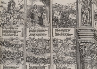 Trolovelsen af Maria af Bourgogne, Young Maximilian, Kampen for den burgundiske succes..., 1515. af Hieronymus Andreae