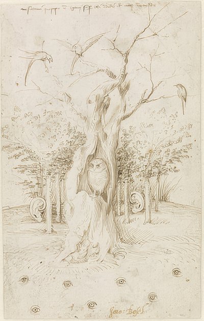 Marken har øjne, skoven har ører af Hieronymus Bosch