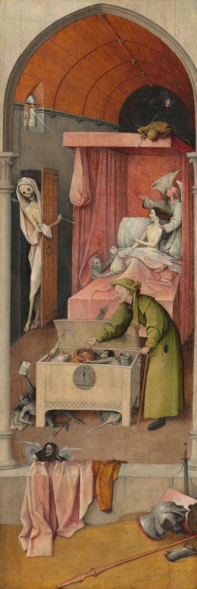 Døden og gnieren af Hieronymus Bosch