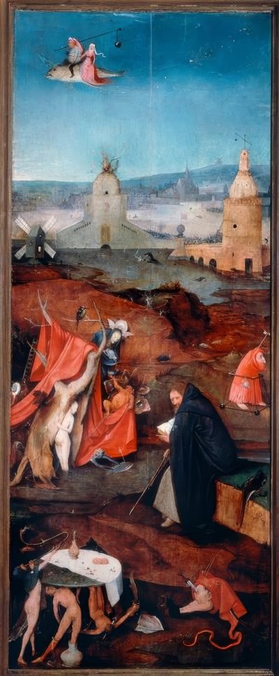 Sankt Antonius i kontemplation af Hieronymus Bosch