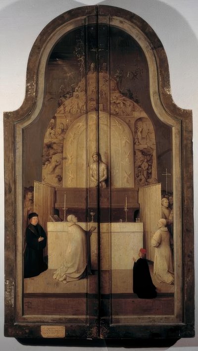 Den gregorianske messe af Hieronymus Bosch
