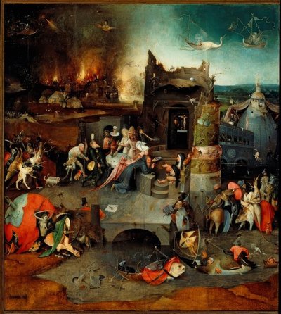 Sankt Anthonys fristelse af Hieronymus Bosch