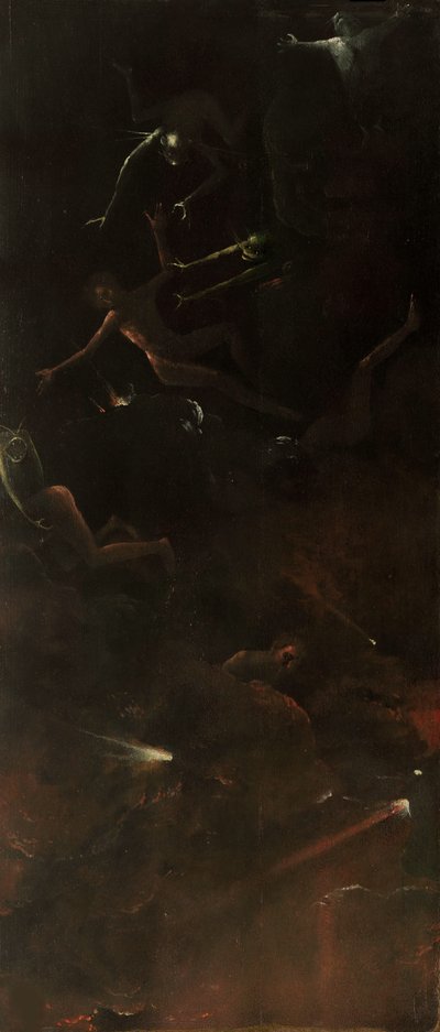 Fire visioner om det hinsidige, ca 1490-1510. af Hieronymus Bosch