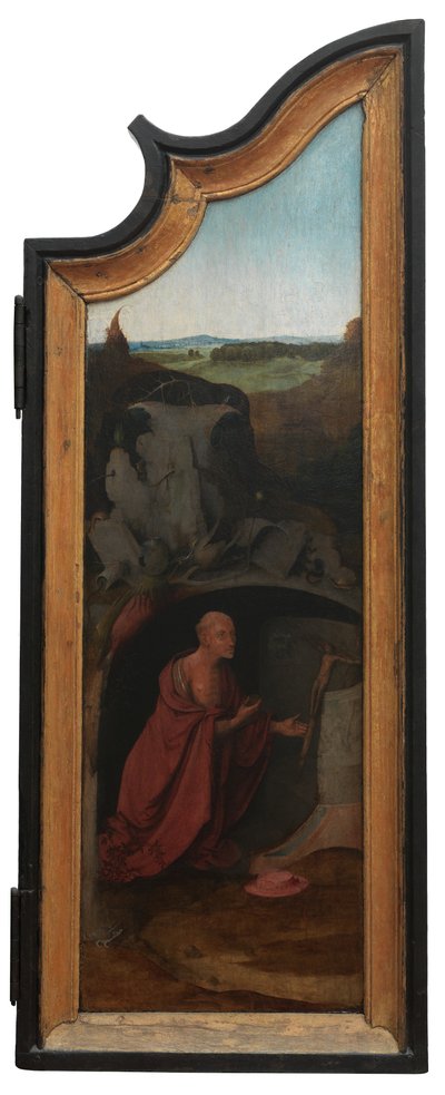 Højre panel af Jobs Triptykon, ca. 1500-24 (olie på panel) af Hieronymus Bosch