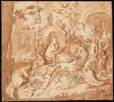 Sankt Anthonys fristelse af Hieronymus Bosch
