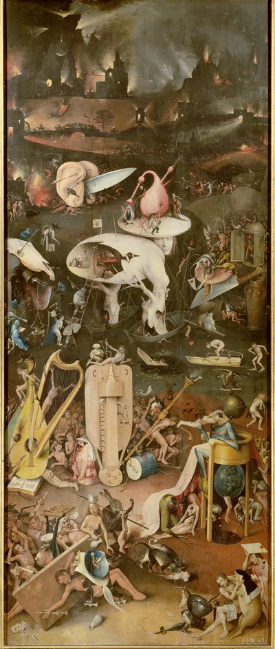 Helvetti (The Garden of Earthly Delights oikea paneeli) af Hieronymus Bosch