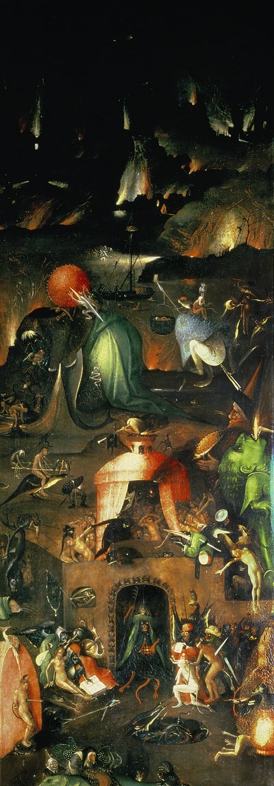 Den sidste dom (altertavle): Indre af højre fløj af Hieronymus Bosch