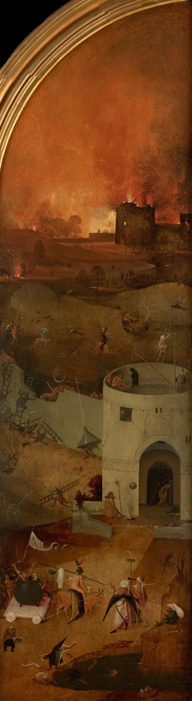 The Last Judgment Triptych, højre panel, ca 1490-1510. af Hieronymus Bosch