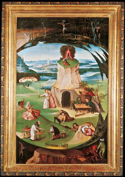 De syv dødssynder af Hieronymus Bosch
