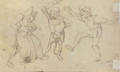 Tre dansende figurer af Hieronymus Bosch