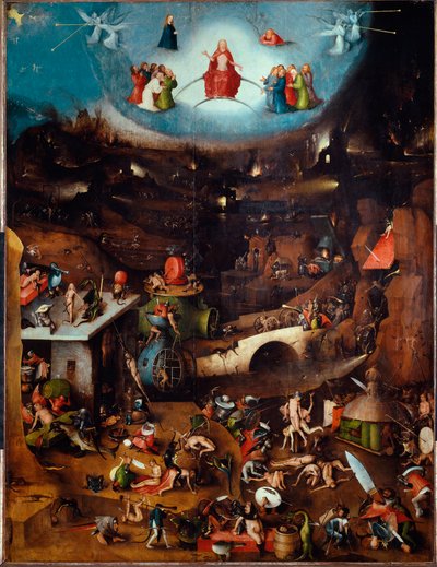 Tryptic of the Last Judgement, centralt panel, ca. 1504 (maleri på træ) af Hieronymus Bosch