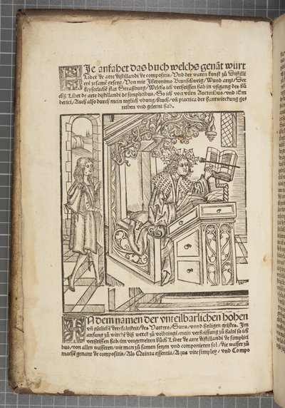 Destillering af bogen af Hieronymus Brunschwig