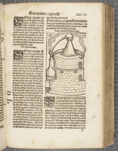 Destillering af bogen af Hieronymus Brunschwig