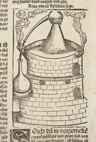 Destillering af bogen af Hieronymus Brunschwig