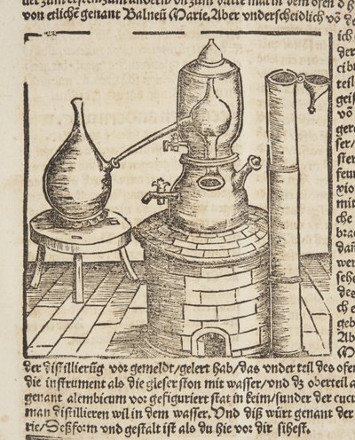 Bogen om destillation af Hieronymus Brunschwig