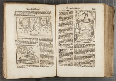 Bogen om destillation af Hieronymus Brunschwig