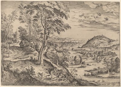 Cephalus og Procris af Hieronymus Cock