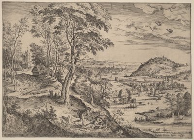 Cephalus og Procris af Hieronymus Cock