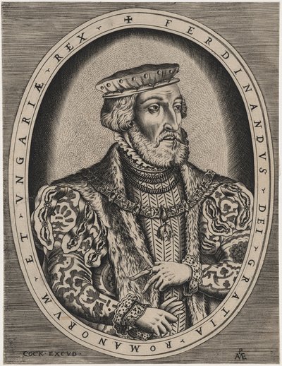 Ferdinand I, romersk kejser af Hieronymus Cock