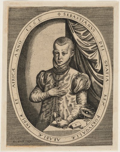 Sebastian, konge af Portugal af Hieronymus Cock