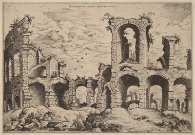 Et andet billede af Colosseum af Hieronymus Cock