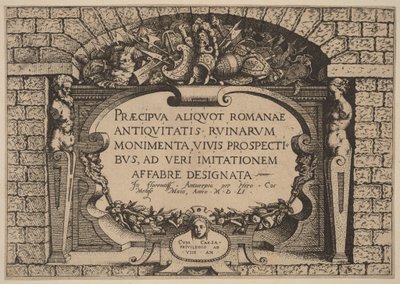Forside af Hieronymus Cock