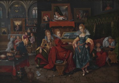 Lignelsen om de vise og de tåbelige jomfruer af Hieronymus Francken II