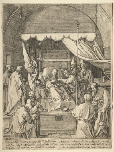 Jomfruens død af Hieronymus Hopfer